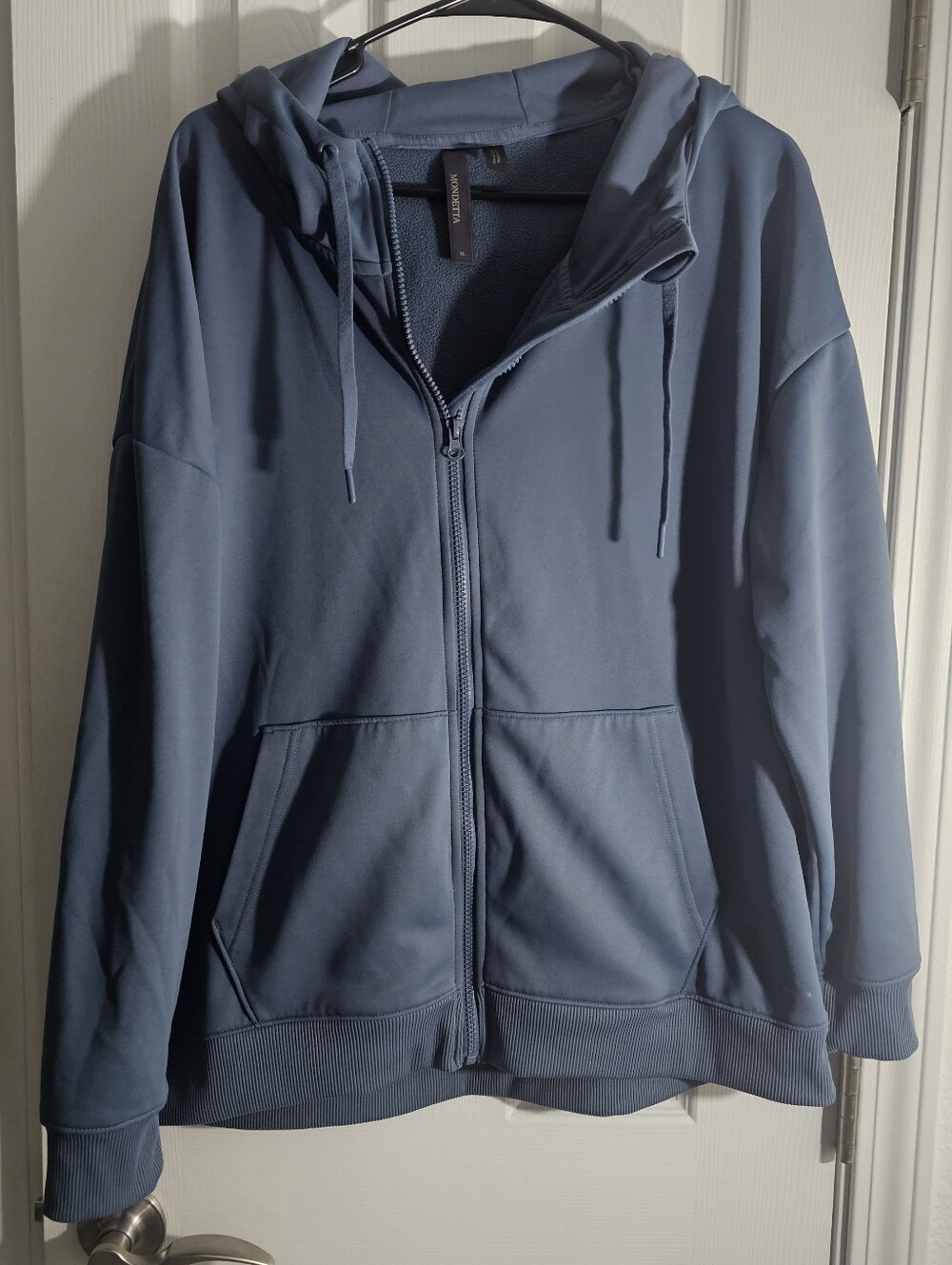 Mondetta Light Blue Zip Up Hoodie